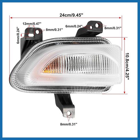 سيارة الجبهة مصباح إشارة جانب الركاب لاستبدال Jeep Renegade 2015-2018 CH2531105 68256431AA استبدال العنصر in Kuwait