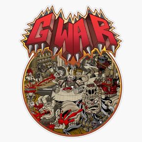 Magnet Gwar Magnet Vinyl Decal Sticker 5" in Kuwait