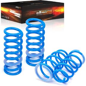 maXpeedingrods Lowering Springs for Ford Mustang Coupe 1979-2004, SAE 9254 High Tensile 1.75" Lowering Coil Springs, Blue in Kuwait