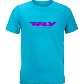 Fly Racing 352-0675YM Youth Fly Corporate تي شيرت أزرق/أرجواني Ym in Kuwait