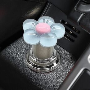 Flower Car Push to Start Button Cover, Cute Car Engine Start/Stop Joystick Covers, Universal One Button Key Ignition Starter Cover Vehicle Interior Decoration Accessory for Women Girl(Purple) in Kuwait