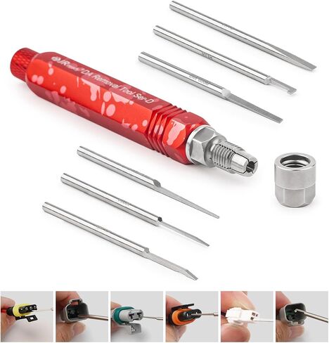 JRready ST5282 Electrical Pin Extractor Tools for AMP/Delphi Metripack/TE/JST/Deutsch Connectors, Pin Removal Tool Kits for Car Repair Electrical Harness and Connectors disassemble terminals in Saudi Arabia
