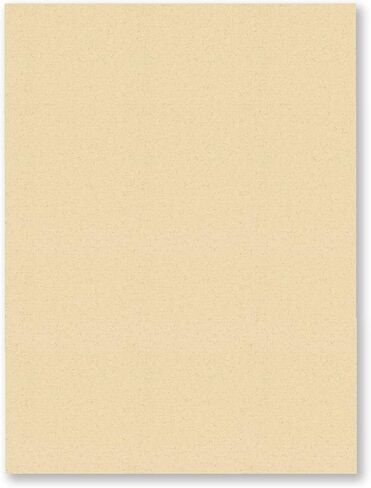 CountryArtHouse Tan Acid Free 8x10 Backing Board - Uncut Photo Mat Board - 10 Sheets in Saudi Arabia