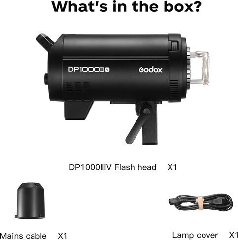 Godox DP800III-V ضوء فلاش استوديو مطور بقوة 800 واط GN126 5600±200K إضاءة ستروب مدمجة 2.4 جيجا هرتز نظام X اللاسلكي بوينز ماونت للتصوير الفوتوغرافي لأزياء الزفاف والتصوير الفوتوغرافي... in Kuwait