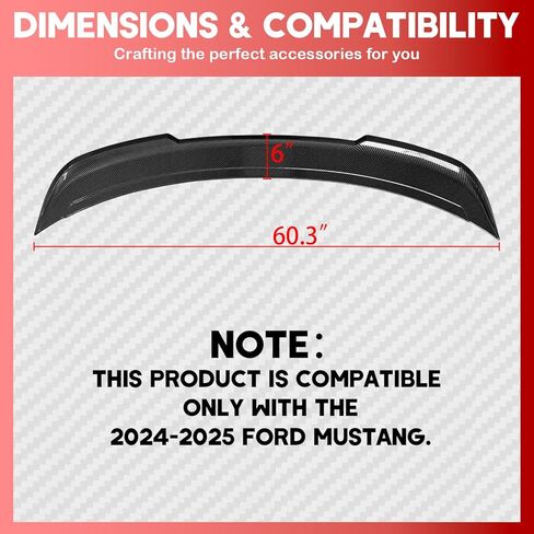 Rear Trunk Wing Spoiler for 2016-2024 Chevy Camaro, ZL1/1LE Style Chevy Camaro SS Wing Accessories Body Kit Replacement (Gloss Black) in Saudi Arabia