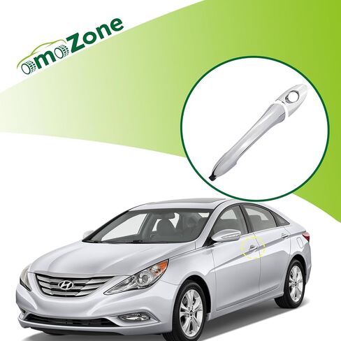 مقبض الباب الخارجي الأمامي/الخلفي الأيسر والأيمن باللون الأسود متوافق مع 2011-2015 Hyundai Sonata يستبدل 82651-3S000 82652-3S000 82652-3S020 83652-3S000 in Saudi Arabia
