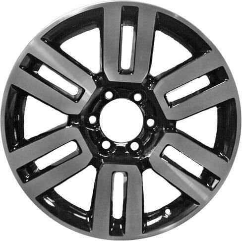 20x7 Aluminium Wheel - Alloy Rim | 6 Double Spoke | Machined & Medium Charcoal - Restored to OEM, Compatible with 2010-2016 Toyota 4Runner in Saudi Arabia