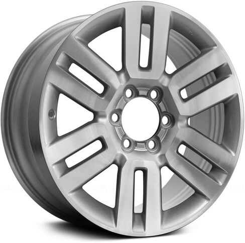 20x7 Aluminium Wheel - Alloy Rim | 6 Double Spoke | Machined & Medium Charcoal - Restored to OEM, Compatible with 2010-2016 Toyota 4Runner in Saudi Arabia
