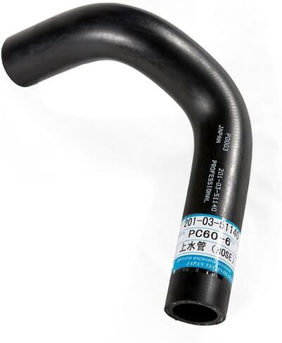 Upper HOSE Water pipe P0003 38042 10929 HM-F00003 201-03-51140 2010351140 Compatible with Komatsu PC60-6 Excavator (Inside diameter:31mm) in Kuwait