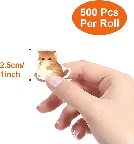 Cute Animals Decals Stickers, 500Pcs Funny Penguins Animals Decals for Teens, Cartoon Lovely Penguin Vinyl Tags Sticker for DIY Scrapbooks Envelopes in Saudi Arabia