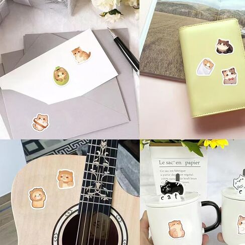 Cute Animals Decals Stickers, 500Pcs Funny Penguins Animals Decals for Teens, Cartoon Lovely Penguin Vinyl Tags Sticker for DIY Scrapbooks Envelopes in Saudi Arabia
