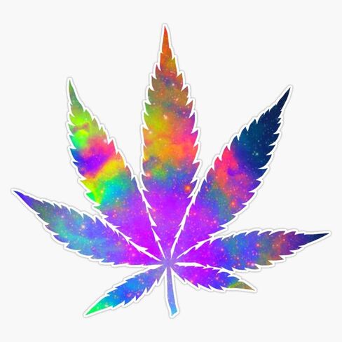 MAGNET Weed Magnetic Vinyl Sticker Decal Magnet 5" in Saudi Arabia