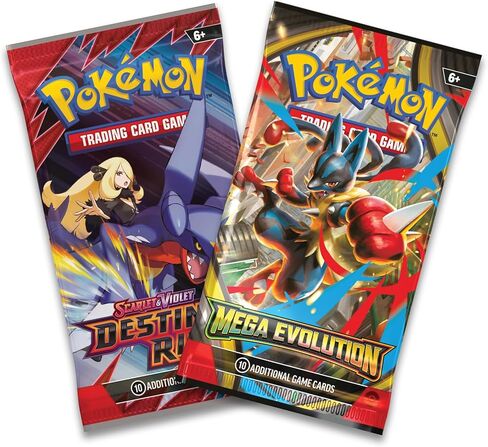 Pokémon TCG: علبة Mega Heroes Mini Tin - Mega Venasuar (ملصق واحد، وبطاقة فنية واحدة، و2 حزمة معززة) in Kuwait