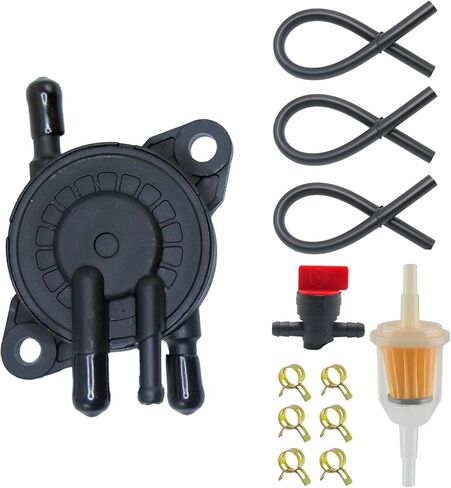 مضخة وقود 16700-Z6L-003 مع فلتر وصمام وقود مناسب لهوندا GX630 GX630R GX630RH GX660 GX660R GX660RH GX690 GX690R GX690RH GXV630R GXV630RH GXV690R Cub Cadet RZT-L42 مضخة وقود جزازة in Kuwait