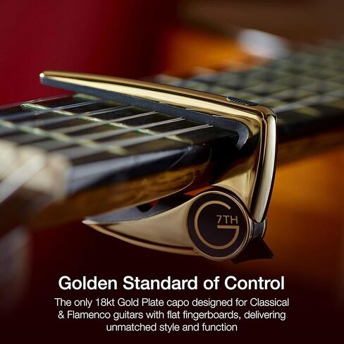 G7th Performance 2 Classical Capo, Gold Plated (G7P2CLGD) in Saudi Arabia