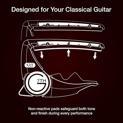 G7th Performance 2 Classical Capo, Gold Plated (G7P2CLGD) in Saudi Arabia