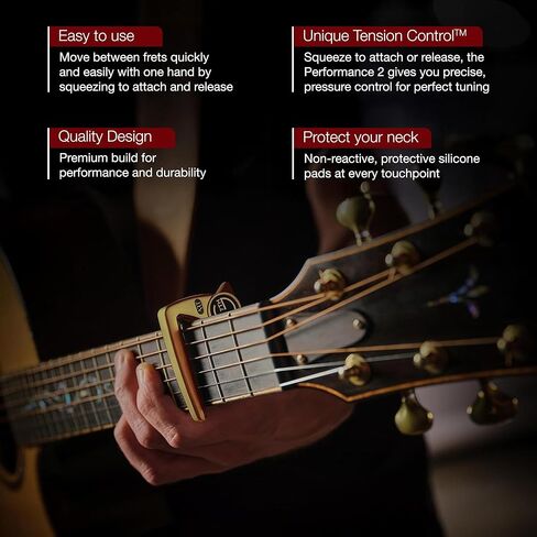 G7th Performance 2 Classical Capo, Gold Plated (G7P2CLGD) in Saudi Arabia