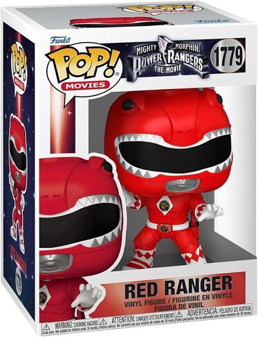 Funko Pop! Movies: Mighty Morphin Power Rangers: The Movie - Red Ranger - Power Rangers Movie - Collectable Vinyl Figure - Gift Idea - Official Merchandise - Toys for Kids & Adults - Movies Fans in Saudi Arabia