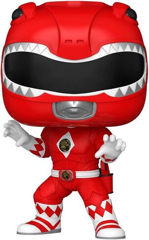 Funko Pop! Movies: Mighty Morphin Power Rangers: The Movie - Red Ranger - Power Rangers Movie - Collectable Vinyl Figure - Gift Idea - Official Merchandise - Toys for Kids & Adults - Movies Fans in Saudi Arabia