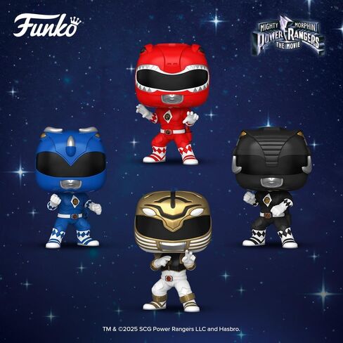 Funko Pop! Movies: Mighty Morphin Power Rangers: The Movie - Red Ranger - Power Rangers Movie - Collectable Vinyl Figure - Gift Idea - Official Merchandise - Toys for Kids & Adults - Movies Fans in Saudi Arabia