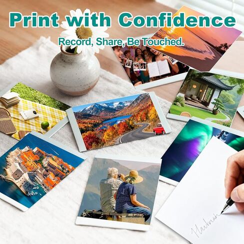 متوافق مع ورق الصور اللامع Canon Selphy CP1500/CP1300/CP1300-4x6 بوصة، 108 ورقة و3 أحبار، مقاوم للماء، مقاوم لبصمات الأصابع in Saudi Arabia