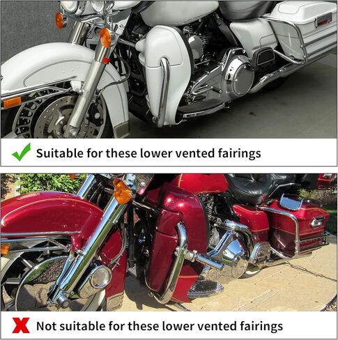 TCT-MOTORPARTS Lower Fairing Locking Glovebox Doors Fit For Harley Touring models Road King Road Glide 2005-2013 Classic FLHTC FLHTCU FLHTP Black in Saudi Arabia