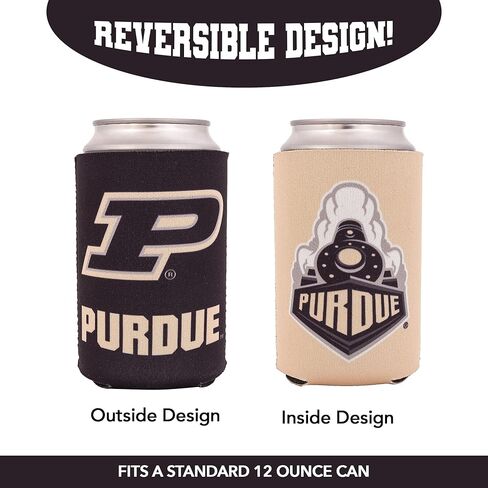 Purdue University Can Insulator Beverage Cooler 4 Pack Foam Beverage Holder Boilermakers (4 Pack Can) in Saudi Arabia