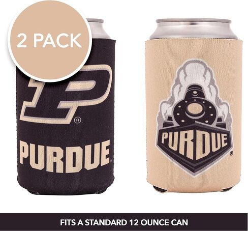 Purdue University Can Insulator Beverage Cooler 4 Pack Foam Beverage Holder Boilermakers (4 Pack Can) in Saudi Arabia