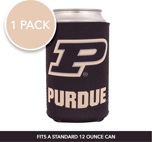 Purdue University Can Insulator Beverage Cooler 4 Pack Foam Beverage Holder Boilermakers (4 Pack Can) in Saudi Arabia