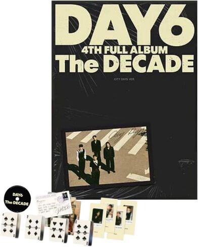 DAY6 The DECADE [City Days Ver.] 4th Album CD + Photobook + Photocard + Message Photo + Postcard (Dream Bus) in Saudi Arabia