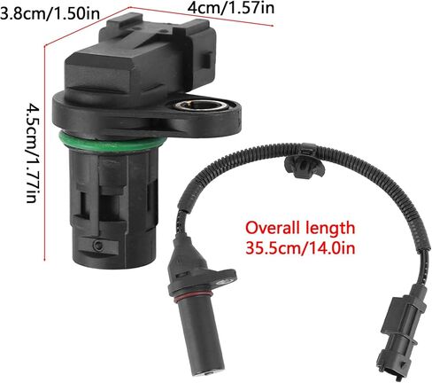 3PCS Camshaft and Crankshaft Position Sensor Set Compatible for Kia Forte Soul L4 1.8L 2012-2016,for Hyundai Elantra Tucson GT 2013-2020 L4 2.0L 3935023910 12615626 Crankshaft Camshaft Position Sensor in Saudi Arabia