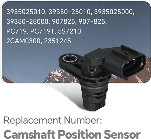 3935025010 Camshaft Position Sensor Compatible with Hyundai Santa Fe/Sonata/Tucson Kia Forte/Optima/Rondo/Sorento/Sportage Replace 3935025000 907-825 PC719 in Saudi Arabia