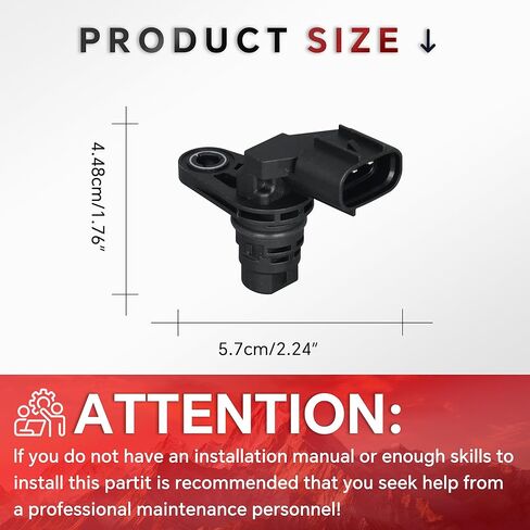 3935025010 Camshaft Position Sensor Compatible with Hyundai Santa Fe/Sonata/Tucson Kia Forte/Optima/Rondo/Sorento/Sportage Replace 3935025000 907-825 PC719 in Saudi Arabia