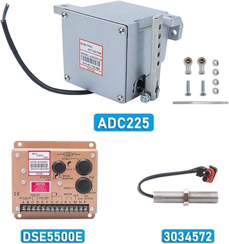 المحرك الكهربائي ADC225 12 فولت 24 فولت مولد الديزل مجموعة حاكم وحدة التحكم في السرعة ESD5500E ESD5111 مستشعر الالتقاط 3034572 (ESD5500EGovernor Set، 12V) in Kuwait