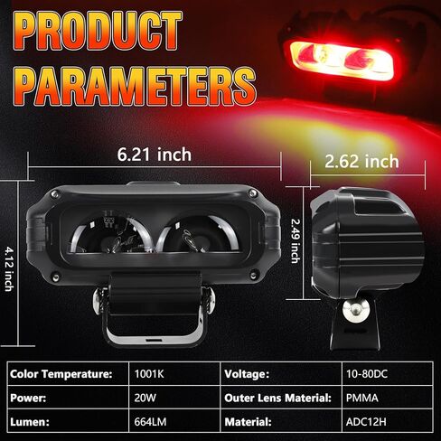 LED Forklift Safety Lights, Red Straight Line ZoneForklift Warning Lights, Industrial Warehouse Pedestrian Area Spotlight, 1PCS in Saudi Arabia