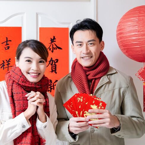 Outus 60 Pcs Chinese Red Envelopes Year of Hong Bao Red Packets Chinese Year Lucky Money Packets for Spring Festival 3.2 x 4.5 Inch (Horse Style) in Saudi Arabia