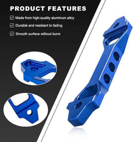 مجموعة تثبيت البطارية، طقم حامل بطارية من الألومنيوم مع 2 براغي J و4 صواميل و4 فواصل، قفل دعامة تثبيت للبطارية العالمية لسيارات السيدان وسيارات الدفع الرباعي وسيارات RVs وإكسسوارات السيارة (أحمر) in Kuwait