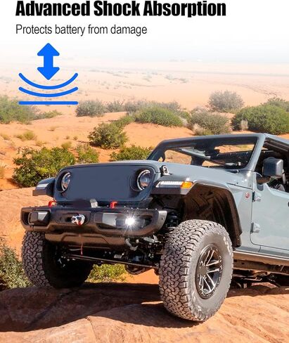Battery Bracket Compatible with Jeep Wrangler Cherokee Ram 1500 2500 3500 Gladiator Chrysler Pacifica Replace 68082538AB 53109859, Automobile Battery Hold Down Bracket in Saudi Arabia