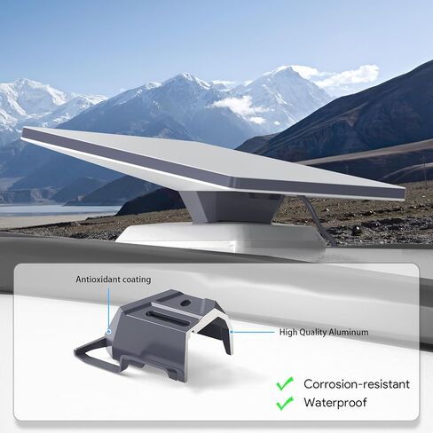 XLTTYWL Starlink حامل جداري طويل، طول ممتد، طقم تركيب Starlink لطقم الإنترنت Starlink عبر الأقمار الصناعية، مصمم للتركيب على الحائط، والإفريز، واللفافة، متوافق مع Starlink Dishy in Kuwait