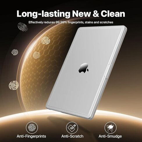 حافظة DuraGuard لجهاز MacBook Pro مقاس 14 بوصة | M5 M4 M3 M2 M1 برو/ماكس 2025-2021 | إيدج فورتيفاي تك | ترقية مكافحة الكراك | غطاء الكمبيوتر المحمول الواقي ذو الغلاف الصلب | الفضاء الأسود واضح in Saudi Arabia