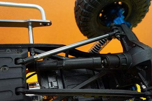 Yeah Racing Threaded Aluminum Link Pipe 6X55mm (2pcs) Gunmetal in Saudi Arabia