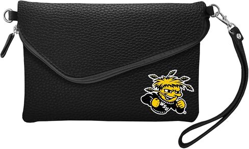 Littlearth Womens NCAA Tennessee Volunteers Pebble Fold Over Crossbody Purse, Team Color, 6"x 9" x 0.75", (100432-UTNN-WHTE) in Saudi Arabia