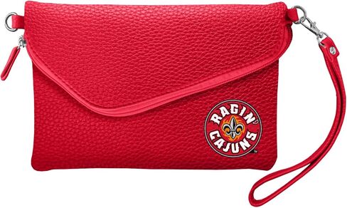 Littlearth Womens NCAA Tennessee Volunteers Pebble Fold Over Crossbody Purse, Team Color, 6"x 9" x 0.75", (100432-UTNN-WHTE) in Saudi Arabia