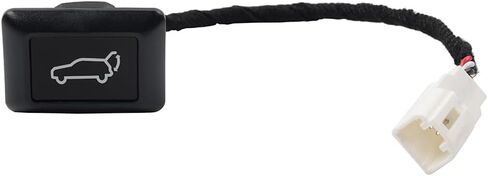 Cnonee1 1 Pc Car Electric Tailgate Trunk Door Lid Lock Release Switch Button ABS 12V Universal in Saudi Arabia