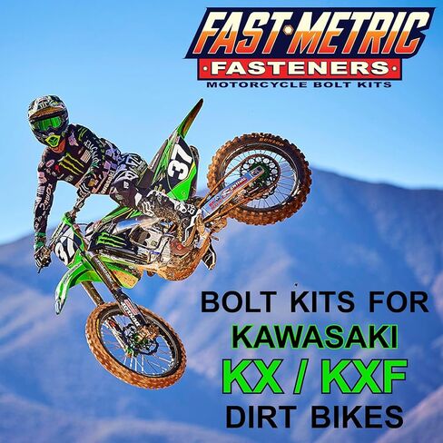 Fast Metric 300pc Bolt Kit for Kawasaki KX KXF KLX KDX Dirt Bikes in Saudi Arabia