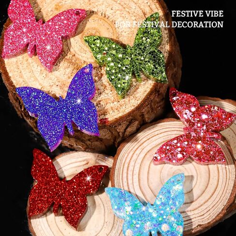 FANDAMEI Glitter, 48 Color Chunky Glitter & Fine Glitter for Crafts, Bulk Rainbow Craft Glitter for Resin Nail Art, Holographic Sparkles for Festival Makeup, Iridescent Flakes for Kids & Adults in Saudi Arabia
