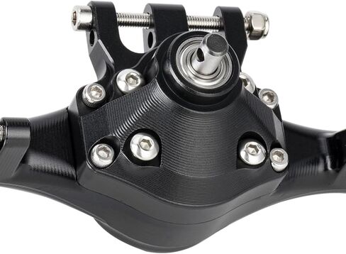 F10T Offset Straight Axle,CNC Machined Aluminum Front Rear Axle Set for VS4-10 SCX10 II Leaf Chassis 1/10 Scale RC Crawler Built (Silver) in Kuwait