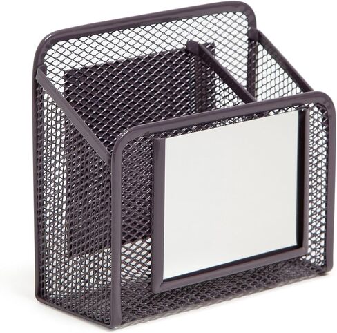 U Brands Lavender Purple Magnetic Locker Cup with Mirror, Locker Mirror with Pencil Holder, Magnetic Organizer for School Lockers, 5" x 2.4" x 4.75" in Saudi Arabia