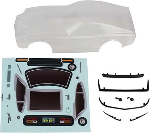 Team Associated SR27 Datsun 240Z Body Set, Clear, ASC21812 in Saudi Arabia