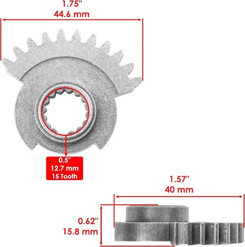 Caltric Gear Sector Compatible with Polaris Magnum 330 2x4 4x4 2003 2004 2005 2006 ATV 3233832 in Saudi Arabia